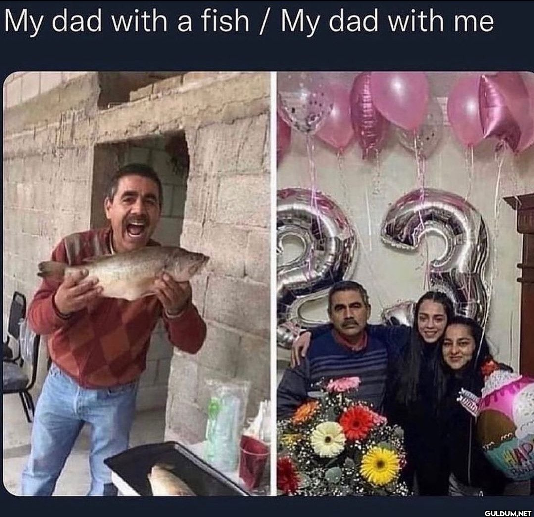 My dad with a fish / My...