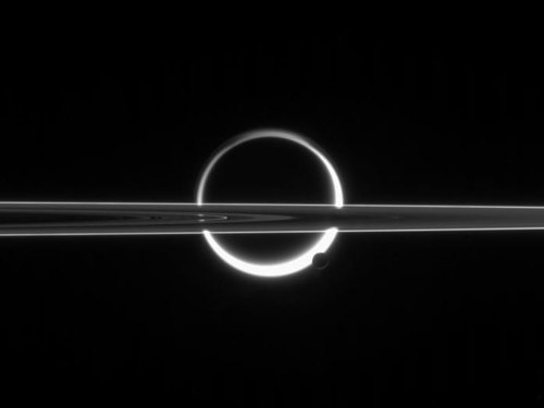 n-a-s-a: Saturn, Titan, Rings, and Haze Image Credit: Cassini Imaging Team, SSI, JPL, ESA, NASA