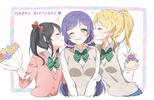 mimowink: Happy Birthday Nozomi! Source: ☆ by marin on pixiv @junaillens