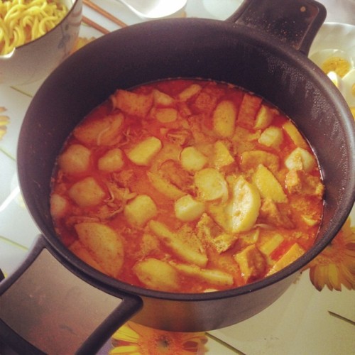 The #singapore laska pot is ready for consumption