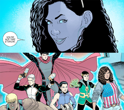clintwades:clintwades:MARVEL COMICS MEME — NINE TEAMS (6/9)↳ Young Avengers“Guys we need a plan. Pun