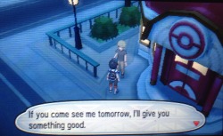drewnogo:  There are a number of daily events in the sun and moon demo: 1: Guy outside the pokecenter: October 19th - has an item to give to the player 2. Girl beside the Melemele Ferry Terminal Roadsign: October 23rd - is waiting for someone (”strong