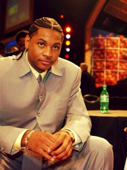 23-jumpstreet:  Carmelo on draft day ‘03