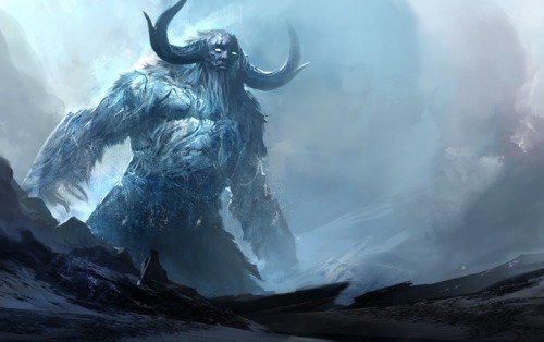 Ymir was the first living thing, according to legend. The first frost giant, Ymir emerged from the G