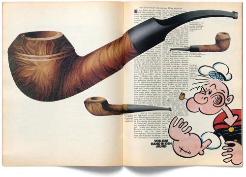 Frankfurter Allgemeine Magazin 143, 1982Illustration: Ulrike ReichweinText: Dieter EckartDesign: Wil