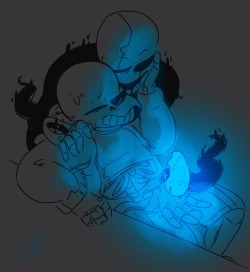 Gooey-Draws-Shit:  Gaster Taking Hand Jobs To A Literal Level 