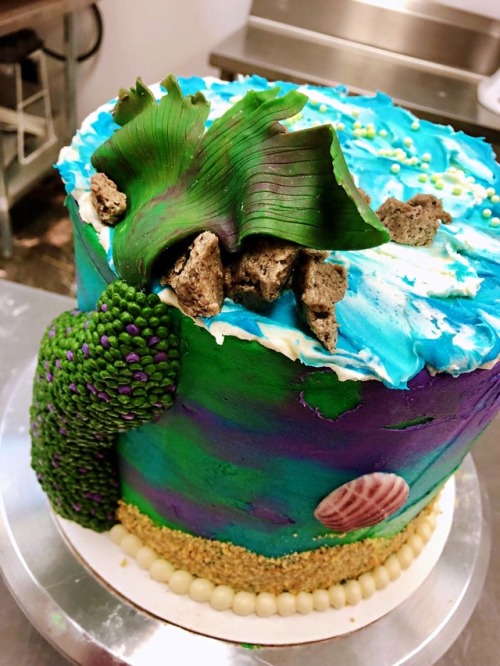 A Little Girl Wanted A Mermaid Cake, So I Poured My Heart Into This Cake.