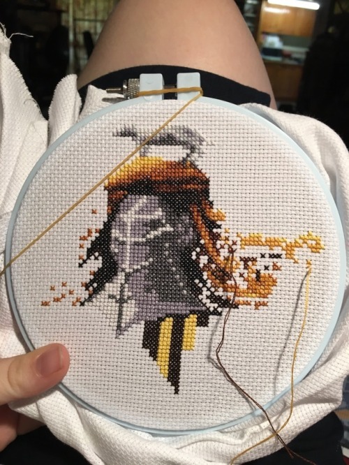 my progression went from ‘hm cross stitch looks cool let’s wing it and see if we can make it work’ t