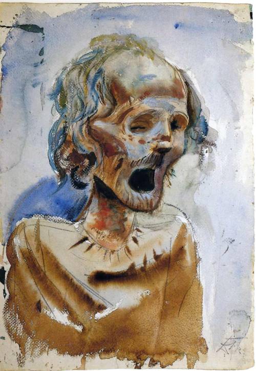 artist-dix: From the catacombs in Palermo II, 1924, Otto Dix