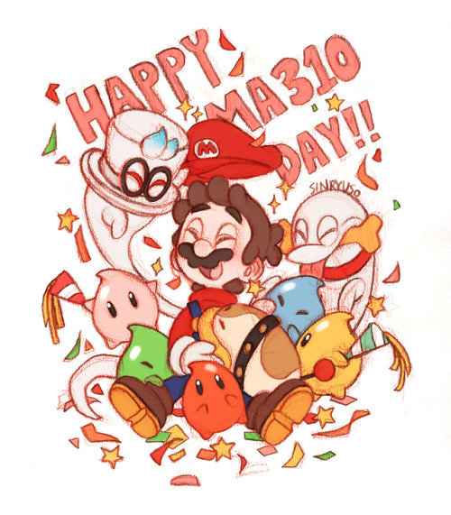 sinryuso-deer:Happy mario day~