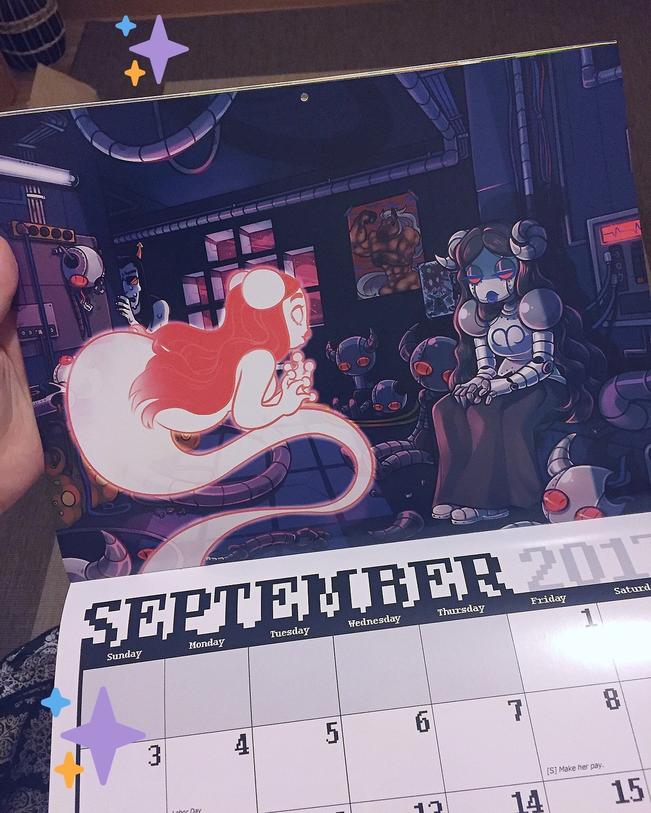 tetratheripper:
“  I had never felt so proud of myself 😭💕💕💕
My collaboration in Homestuck’s 2017 calendar, WeLoveFine.
Thank you so much to the WLF staff for offering me this opportunity and trusting me.
”