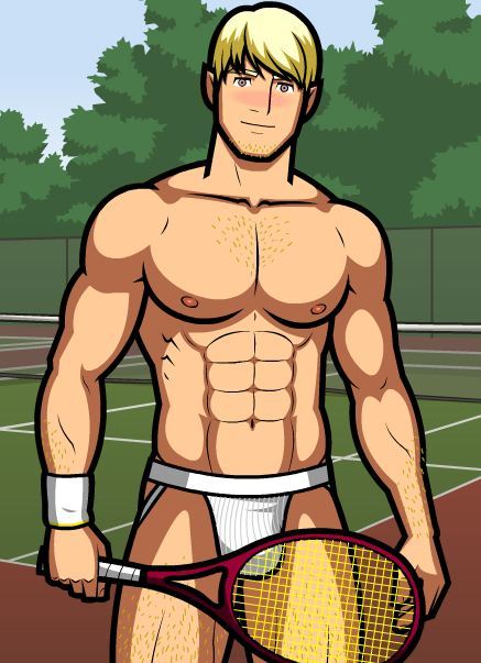 baaaaaara:  Monthly Manful The Tennis Player 