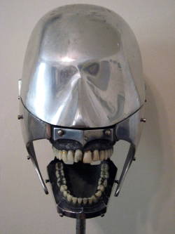  1930s:  Dental Phantom “Dental students worked on these for practice. The rivets protruding from the facial area would anchor a rubber face to make it more “human” to work on.” 