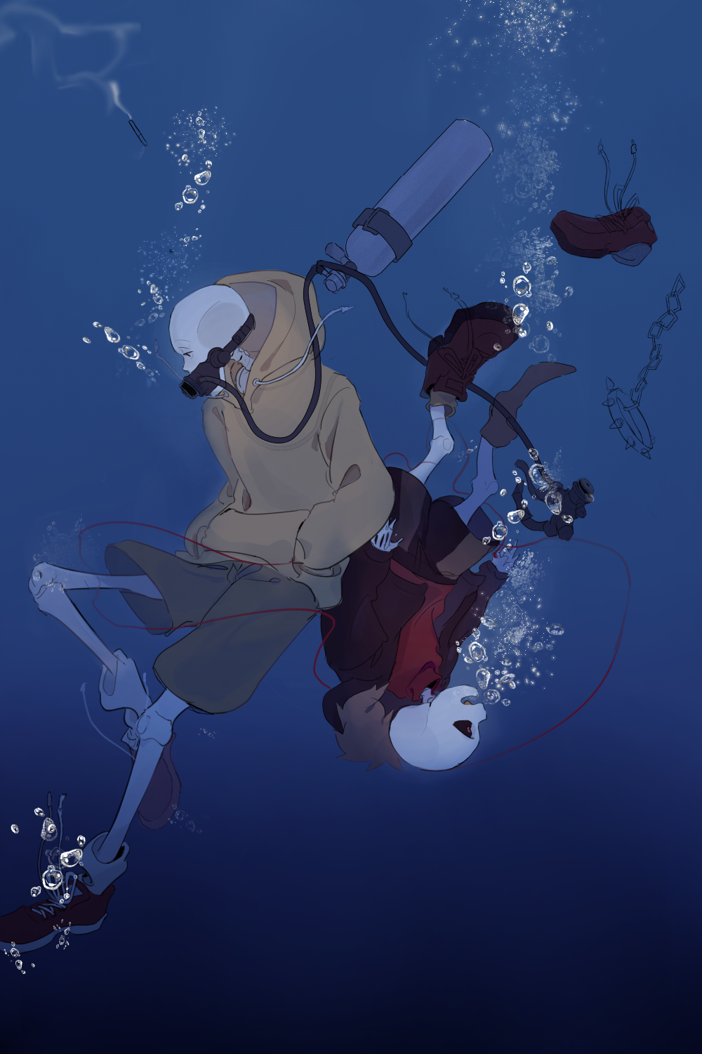 suger-mellow-bear:飽きてしまった…ちゃんと描けたら載せ直すかも…