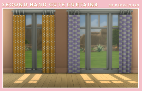 I really like these curtains and I decided after I made a solid recolour of them I would also make a