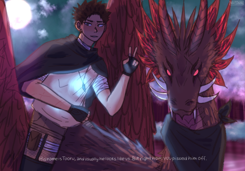 Hear Me Out, Dragon Shifter Tooru Yes That's It Lmao-I'm Kidding!!1!!1So It's Basically An AU Where Tooru
