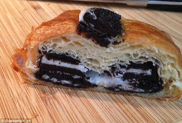 thecakebar:  Meet the Crookie… Cronuts Stuffed with Oreo cookies! A Canadian pastry