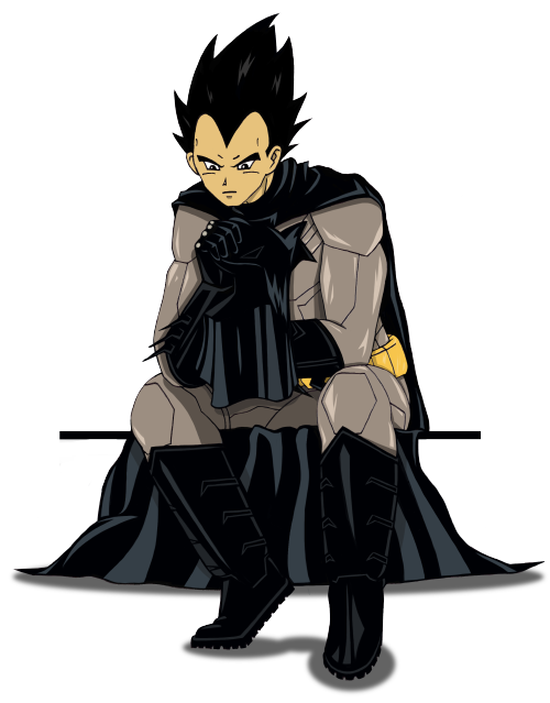 I Just Finished Part Of What Im Working On Right Now. I Know It Looks Like Vegetas Sitting On A Black