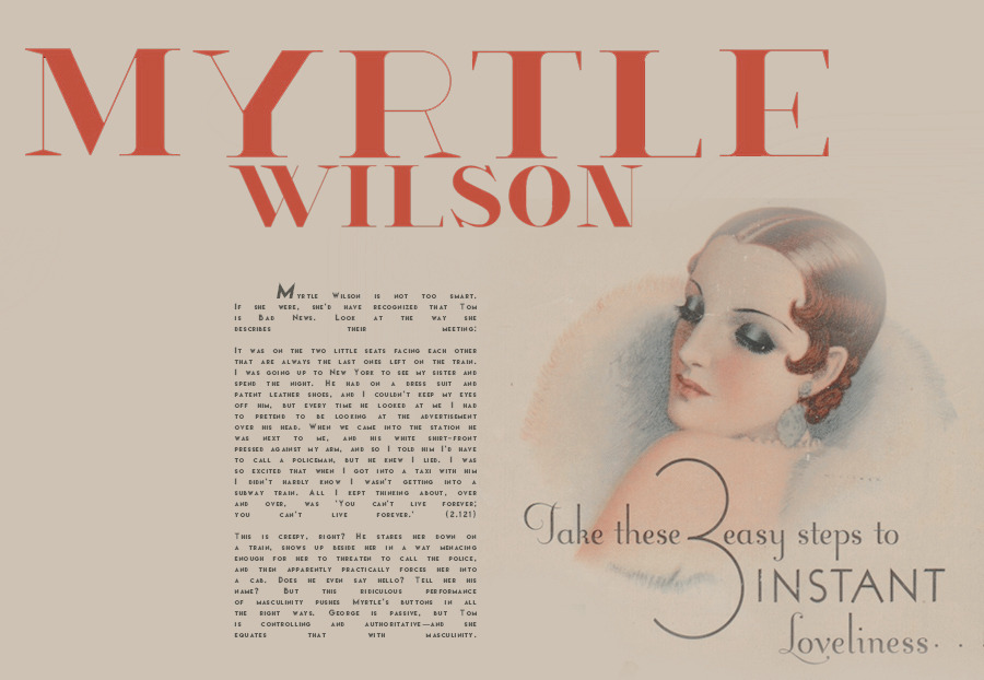 okayodysseus:  the women of the great gatsby, featuring makeup advertisements of