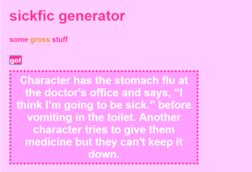 New Emeto Fic Generator!