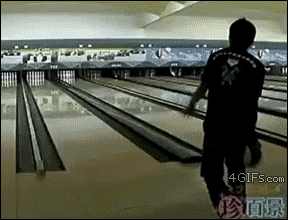 bopenminded:  saukkke:  Bowling like a freaking boss!   WOW