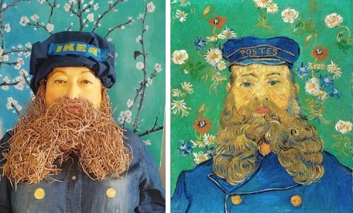 mymodernmet:Spanish Facebook Group Has People Transforming Themselves Into Artwork While in Quaranti