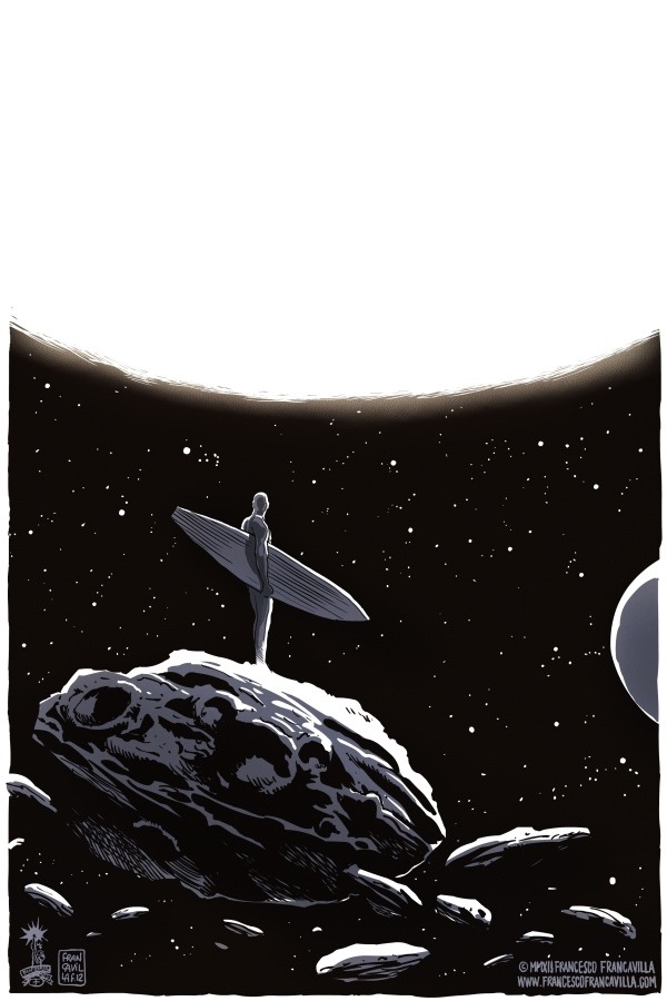 spaceshiprocket:  Silver Surfer by Francesco Francavilla