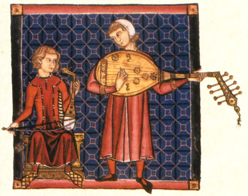 Illuminations from the “Cantigas de Santa Maria”  manuscripts written in Galician-Portug