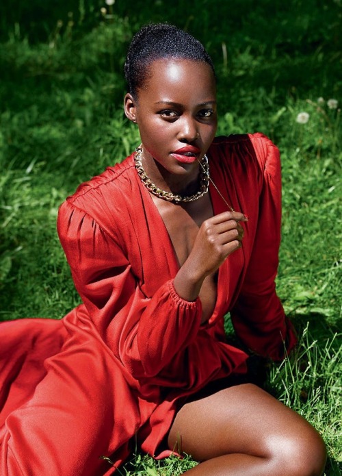 Lupita Nyong'o photographed by Mario Sorrenti