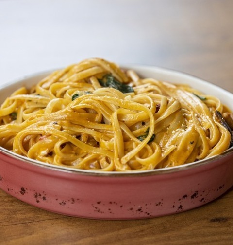 Vegan Spaghetti With Mushrooms Recipe