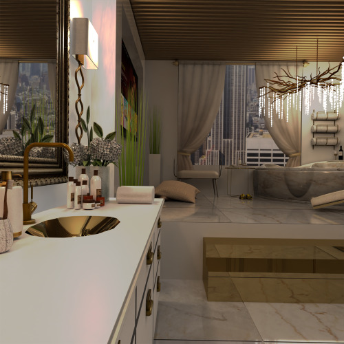 architecturesimss:LUXURY BATHROOM - BLENDER ROOMHi guys new scene for blender.Information:File Size: