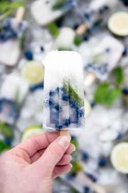 foodffs:BLUEBERRY MOJITO POPSICLESReally nice recipes. Every hour.Show me what you cooked!