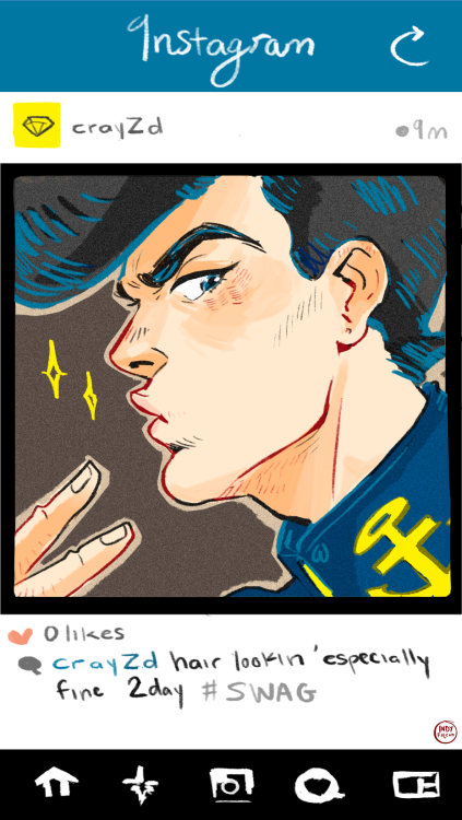 indyfalcon:   Josuke Higashikata- instagram star  