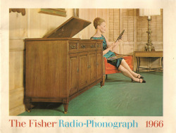 girlsgonevinyl:  The Fisher Radio-Phonograph