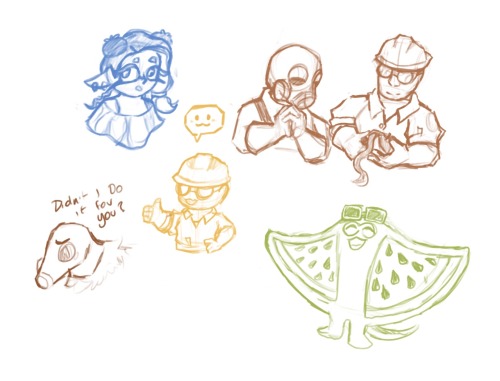 Doodles. I Might Draw The Other Mercs As Other Dogs Since There's Nine Variations In Total But Idk Yet.