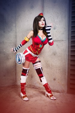 Kamikame-Cosplay:  Red Mad Moxxi Cosplay From Borderlands 2 By Jessica Nigri. Costume