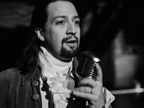 owlsii:a collection of gifs in which lin-manuel miranda grips the microphone very handsomely