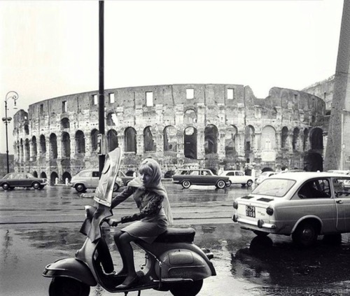 isabelcostasixties:  France Gall, Rome, Italy 1965
