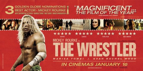 The Wrestler (2008) dir. by Darren Aronofsky.A necessary film for Rourke. A necessary film for wrest