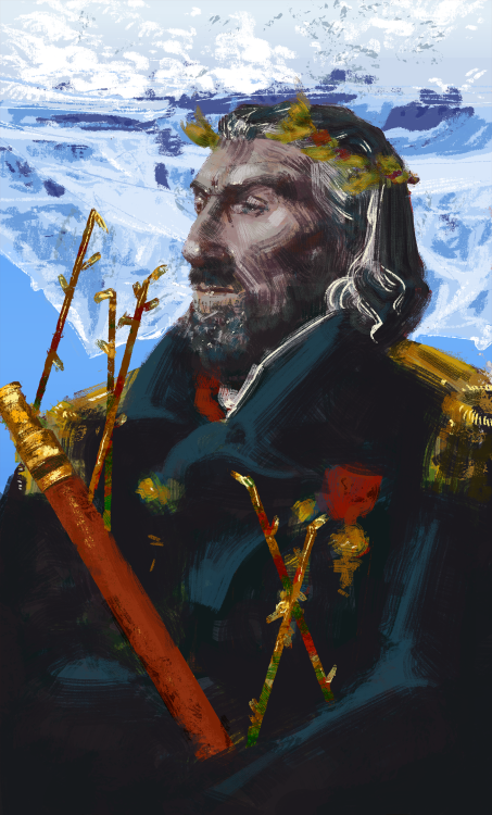 Sir John Ross | 6 of Wands for the @terrortarot