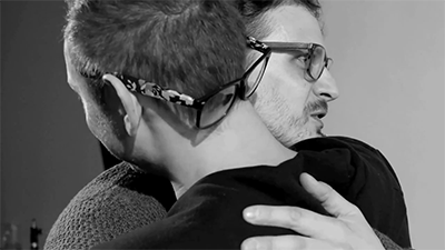 jalex-pierced-veil:  huffingtonpost:  ‘First Gay Hug (A Homophobic Experiment)’ parodies ‘First Kiss’ viral video.  The last two guys kill me 