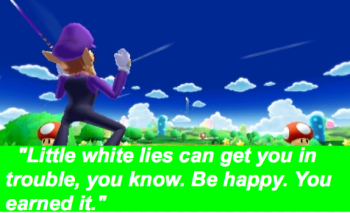 I Took This Screenshot In Mario Golf World Tour Yesterday And I Thought It’d Be A Perfect Quote Picture.