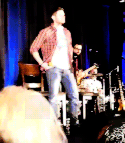 justjensenanddean:  Stripper!Jensen at SFCon 2015 [x] 
