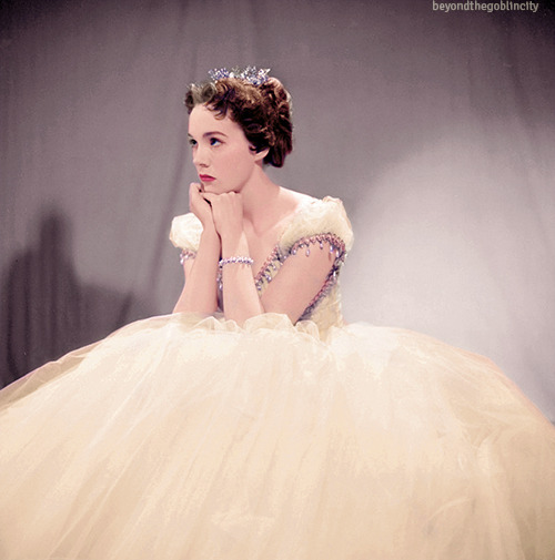 beyondthegoblincity:  Julie Andrews as Cinderella, my colorization. 