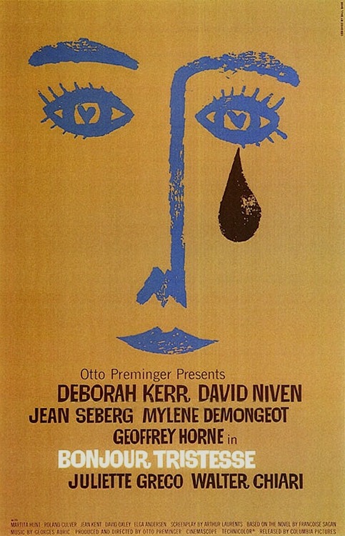 loverofbeauty:  Poster by Saul Bass  (1958) 