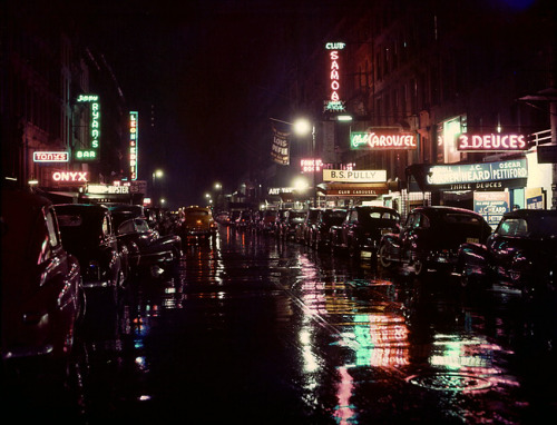 52nd St., New York City, 1948 / photo by William Gottlieb.