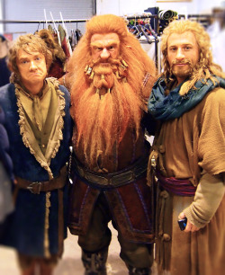 funnymiddlearth:Bilbo Fili and Gloin :) 