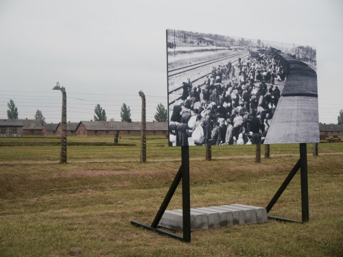 revolucion-es-poesia:  Hoy he tenido la -triste- oportunidad de visitar el campo de exterminio de Auschwitz, situado cerca de Cracovia, al sur de Polonia. Desde su apertura en 1940 hasta su liberación en 1945 gracias al ejército soviético, los nazis