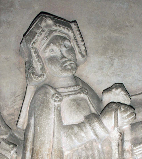 Tomb sculpture of Alice Shelley, née Belknap and her daughters, 1549 