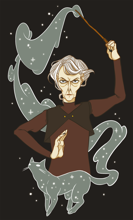 uniprimo:  Minerva McGonagall for Wizarding Wednesday.  